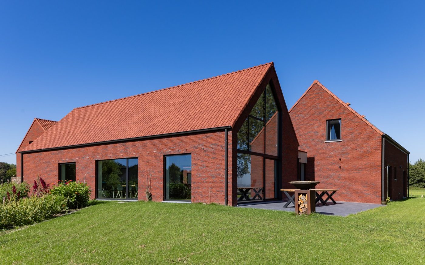 Nieuwbouw vakantiewoning | Mont-Saint-Aubert, België | Gevelbaksteen: Andalucia HV WF