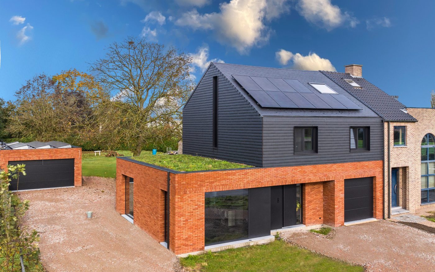 Nieuwbouw vrijstaande woning | Melsele, België | Gevelbakstenen: Rubino WS WF215 EB65