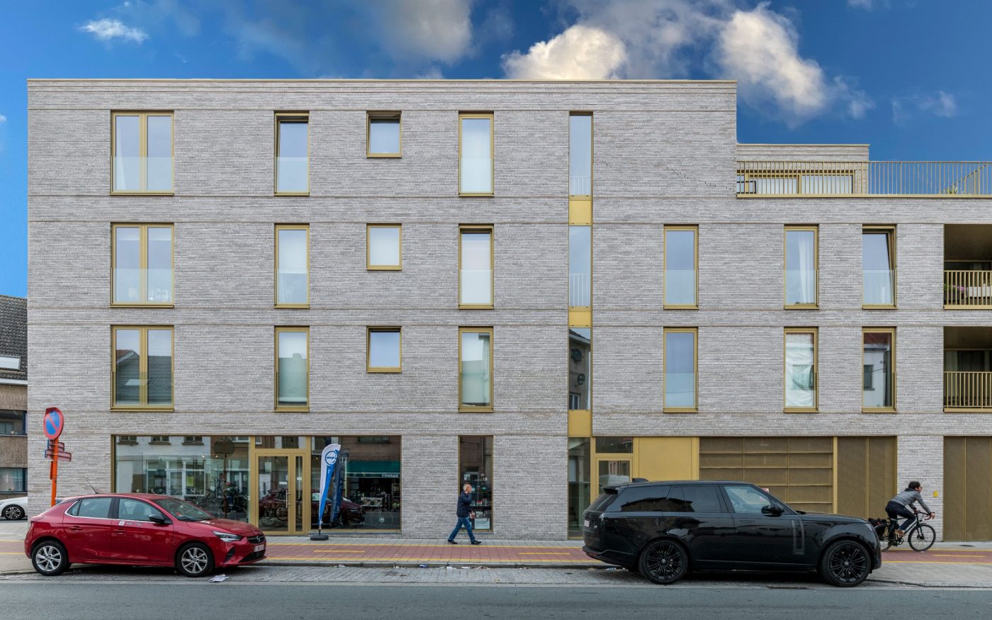 Nieuwbouw appartementen | Sint-Amandsberg, België | Gevelbaksteen: Metropolis Sonic Grijs SP HF EB65