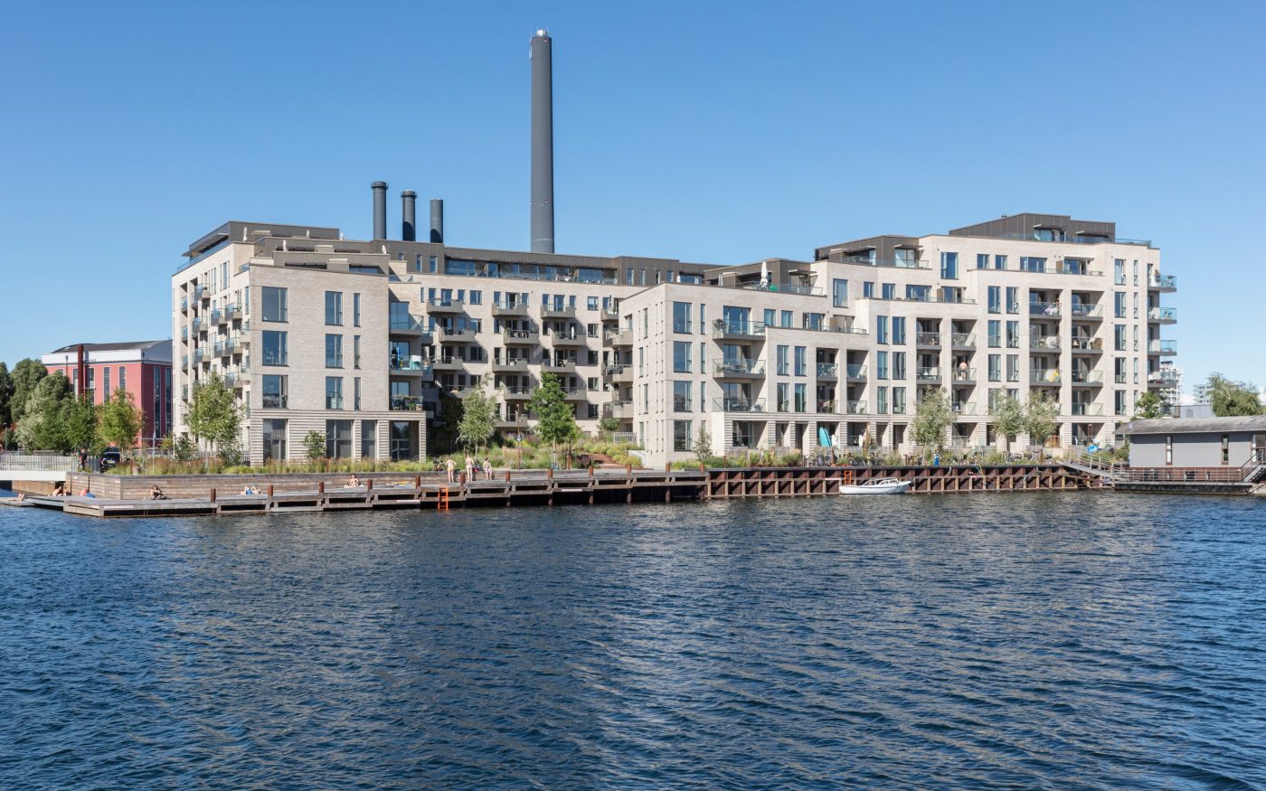 Nieuwbouw appartementen Enghave | Brygge, Kopenhagen, Denemarken | Gevelbaksteen: Dansk Hvid Marmor WS DNF LESS