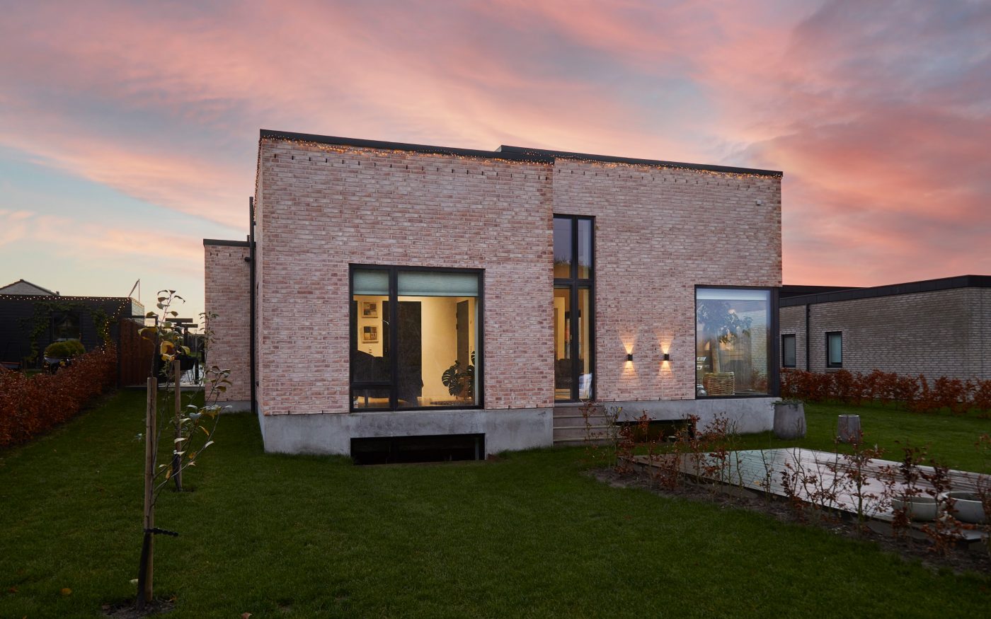 Nieuwbouw vrijstaande woning | Kolding, Denemarken | Gevelbaksteen: Dansk Terracotta WS DNF LESS