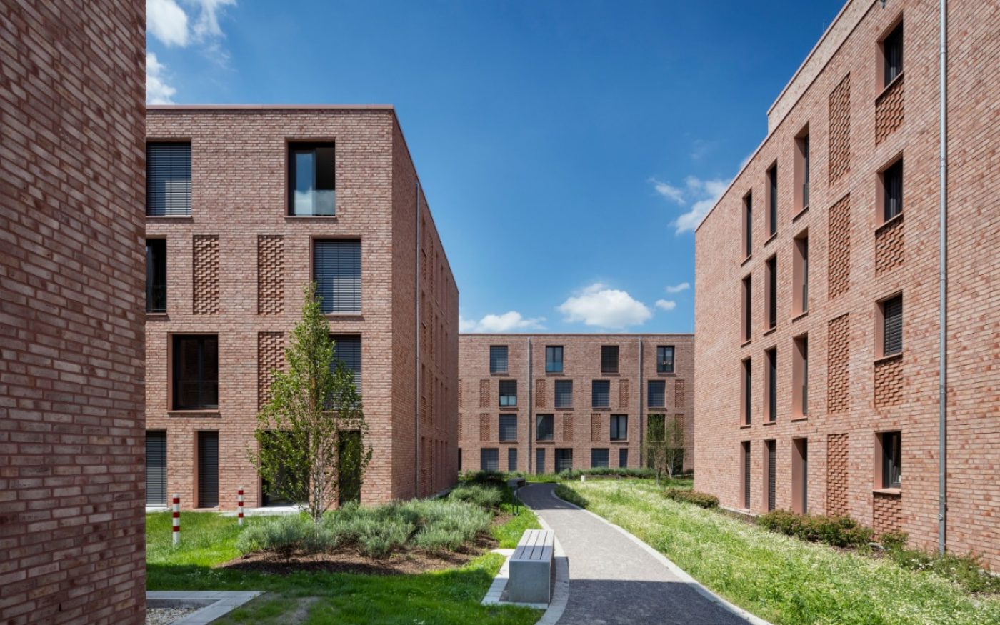 Nieuwbouw studentenwoningen | Bielefeld, Duitsland | Gevelbaksteen: Lagune Nika