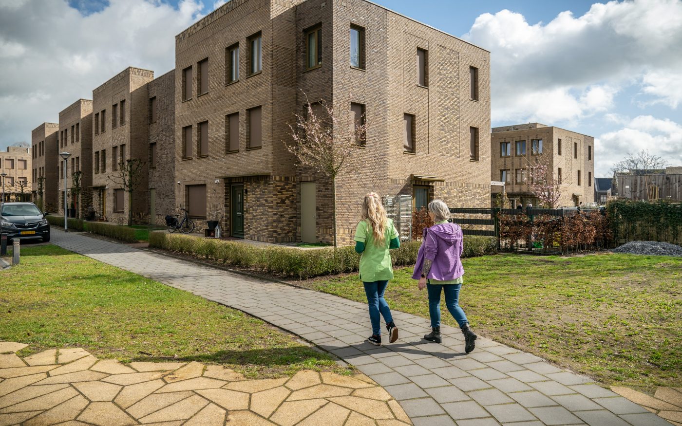 Nieuwbouw innovatief woonzorgconcept | Hofje Wendakker, Heerde | Gevelbakstenen: Hoornbloem WS WF en de Teunisbloem WS WF