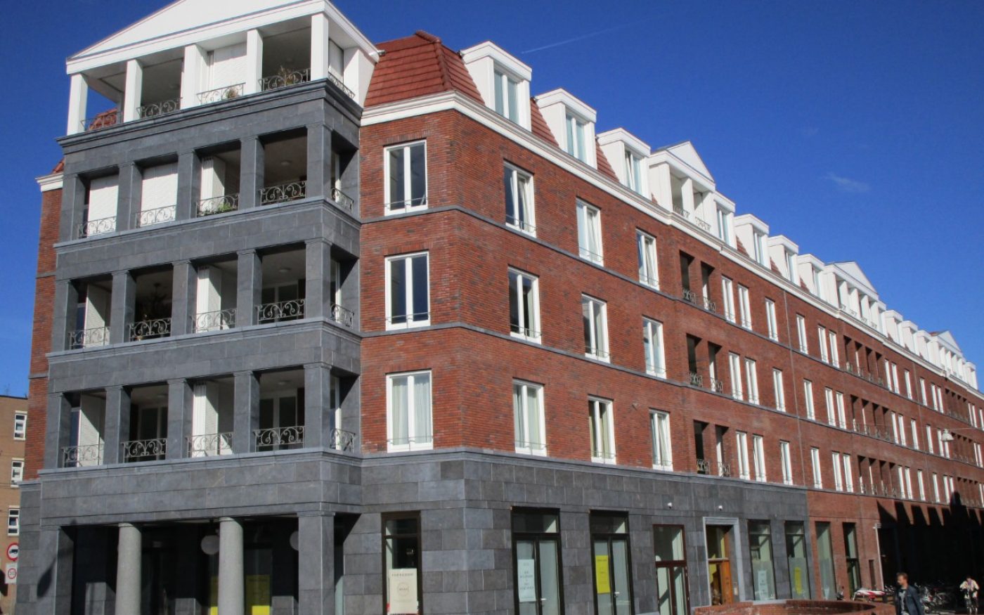 Nieuwbouw Katharinacomplex | Cruquiuskade - Czaar Peterstraat, Amsterdam | Dakpan: Datura Rustiek Engobe 872