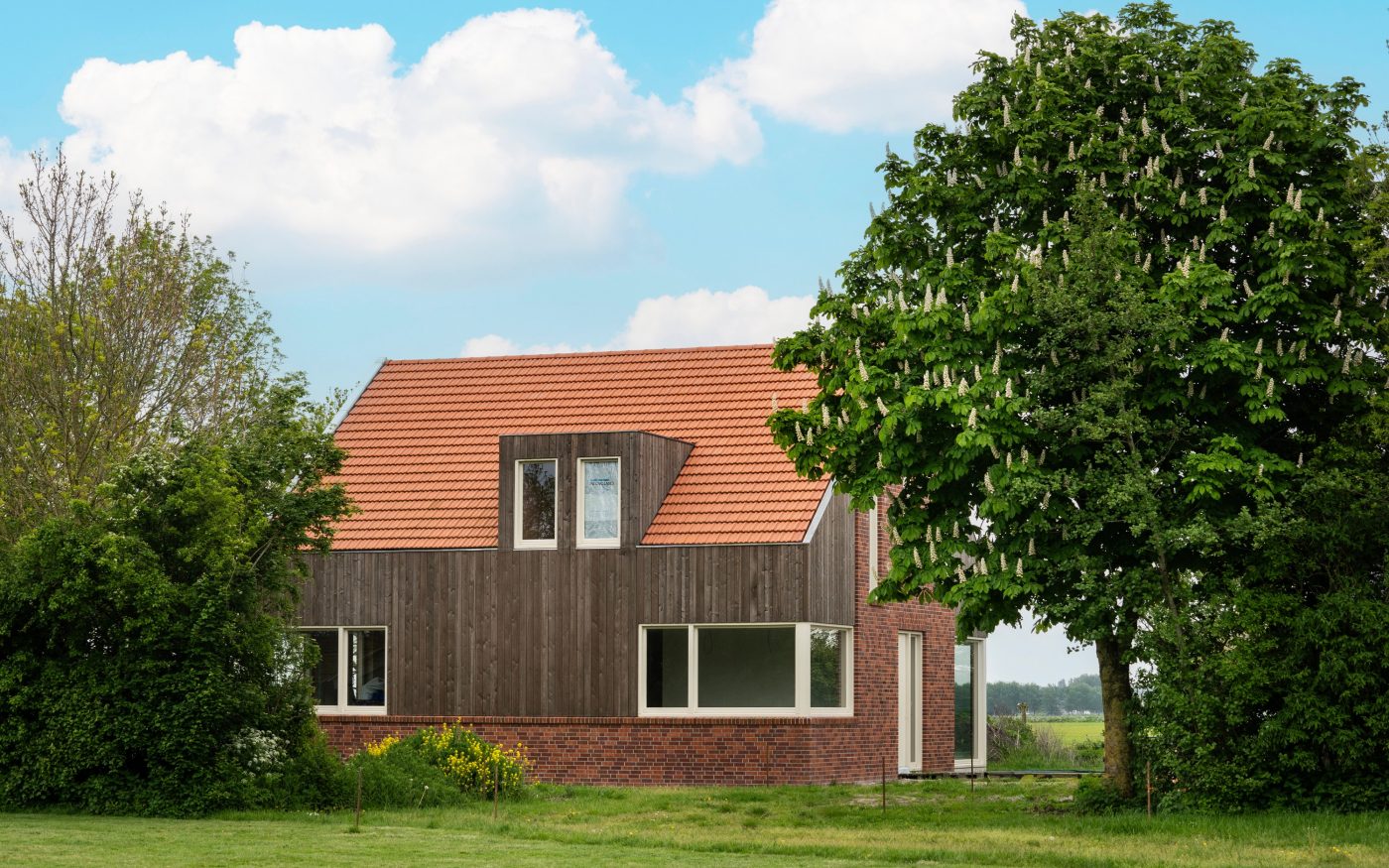 Nieuwbouw vrijstaande woning, Tirns | Standard Mulden natuurrood