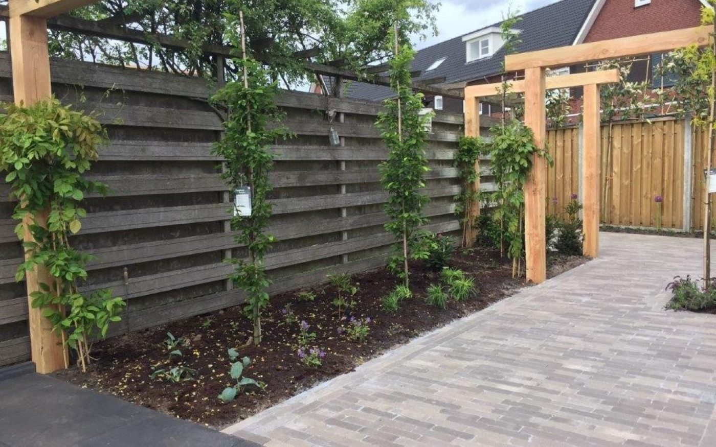 New construction garden, Private garden, Almelo. Pavers: Lotis getrommeld UDF. Private work.