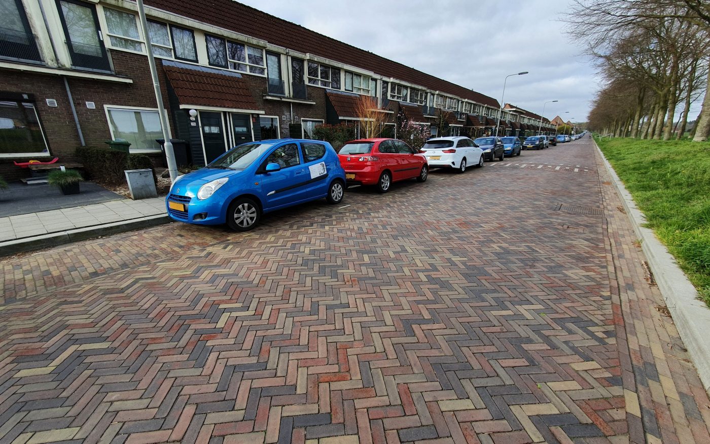 Herinrichting Beukenlaan, Arnhem | Straatbakstenen: gemeente Arnhem mix