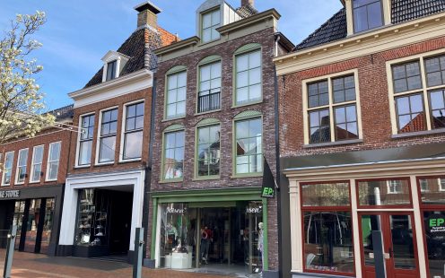 Renovatie winkelpand, Dokkum | Gevelbakstenen: Metropolis Urbis Bruin SP HF EB65 en de Pearl Tahiti