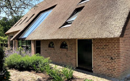 Herbouw  karakteristieke woonboerderij | Geologisch park de Hondsrug | Gevelbaksteen: Pastorale HV WF