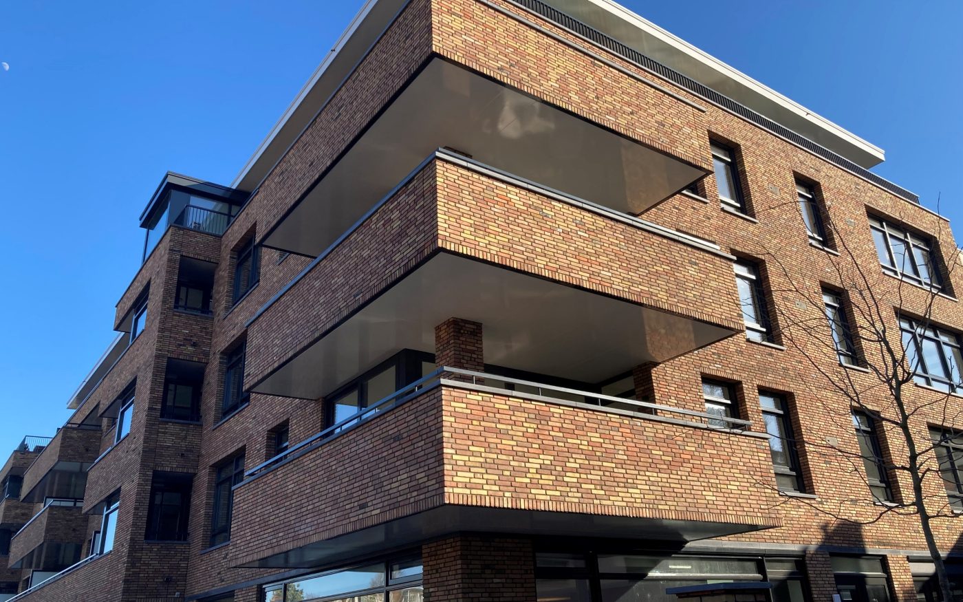 Nieuwbouw 25 appartementen, Forest Hill, Amstelveen | Gevelbaksteen: Dignita WS WF en baksteenstrippen