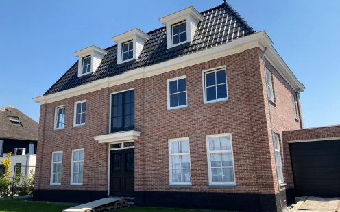 Nieuwbouw vrijstaande woning, Vogelhorst, Almere | Gevelbakstenen: Pastorale HV WF i.c.m. plintsteen Agora Zwart HV WF