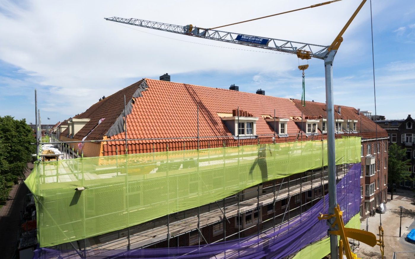 Renovatie Woningen | Transvaalbuurt, Amsterdam | Dakpan: OVH Vario Natuurrood+ 652