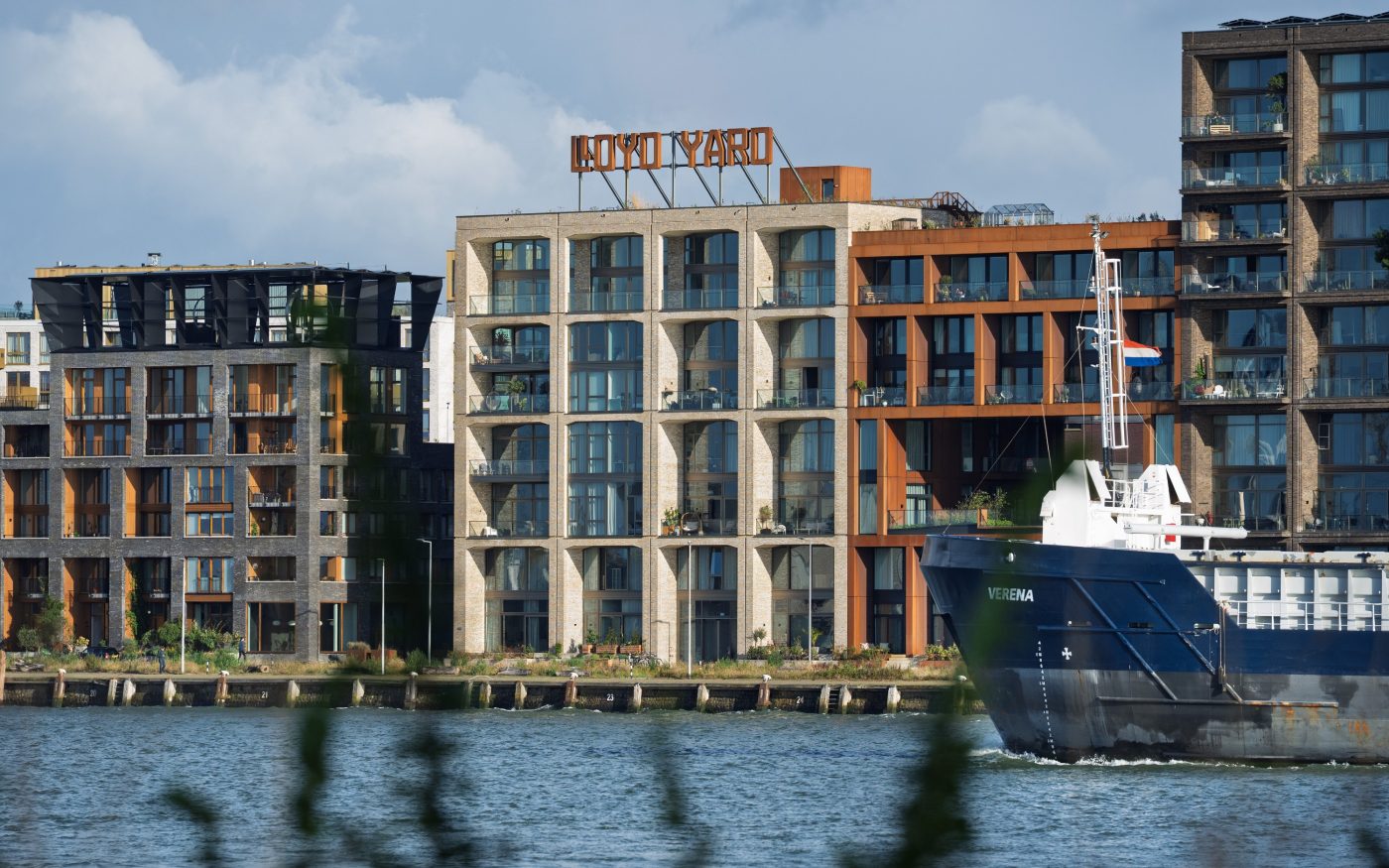 136 Energieneutrale woningen | Lloyd Yard Rotterdam | Gevelbaksteen: Marziale HV WF