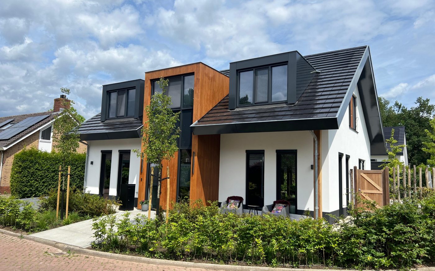 Nieuwbouw vrijstaande woning, Barneveld | Dakpan: Wevolt X-tile zonnedakpan
