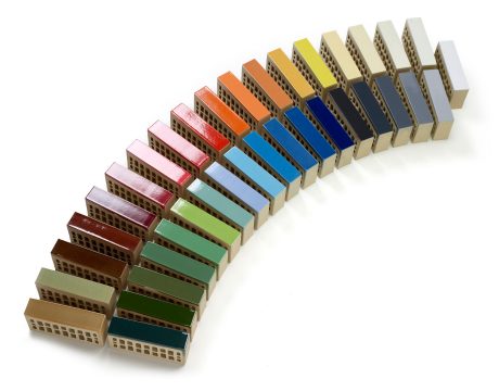 Sfeerbeelden van de Crystal-serie glazuurbakstenen