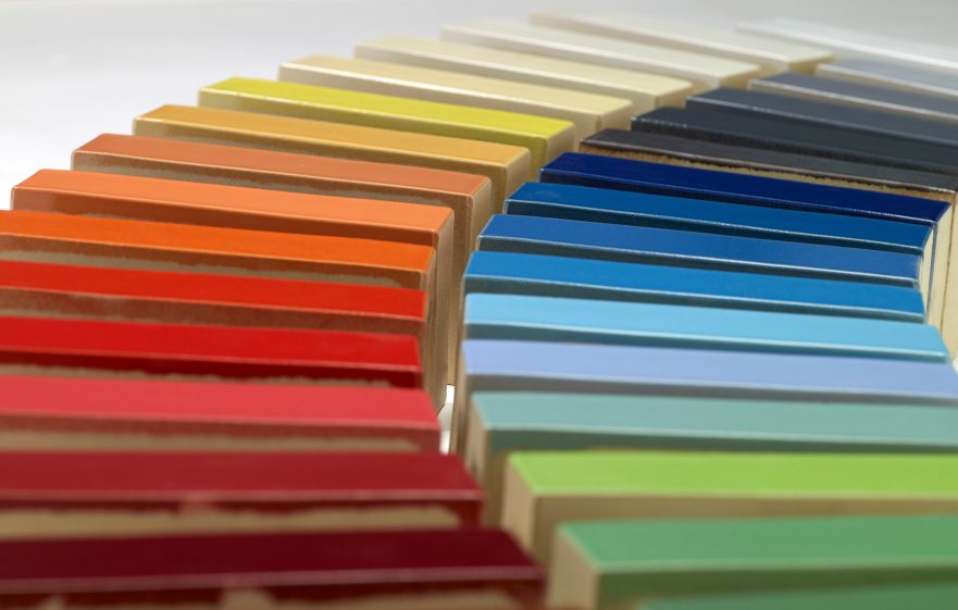 Sfeerbeelden van de Crystal-serie glazuurbakstenen