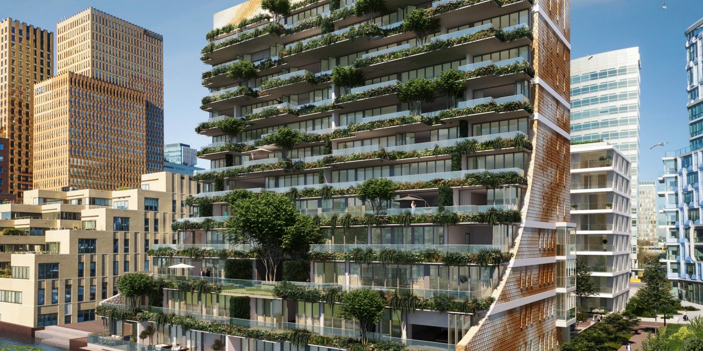 Glazuurstenen Maatwerk | Nieuwbouw Appartementen The George | Zuidas, Boelegracht, Amsterdam