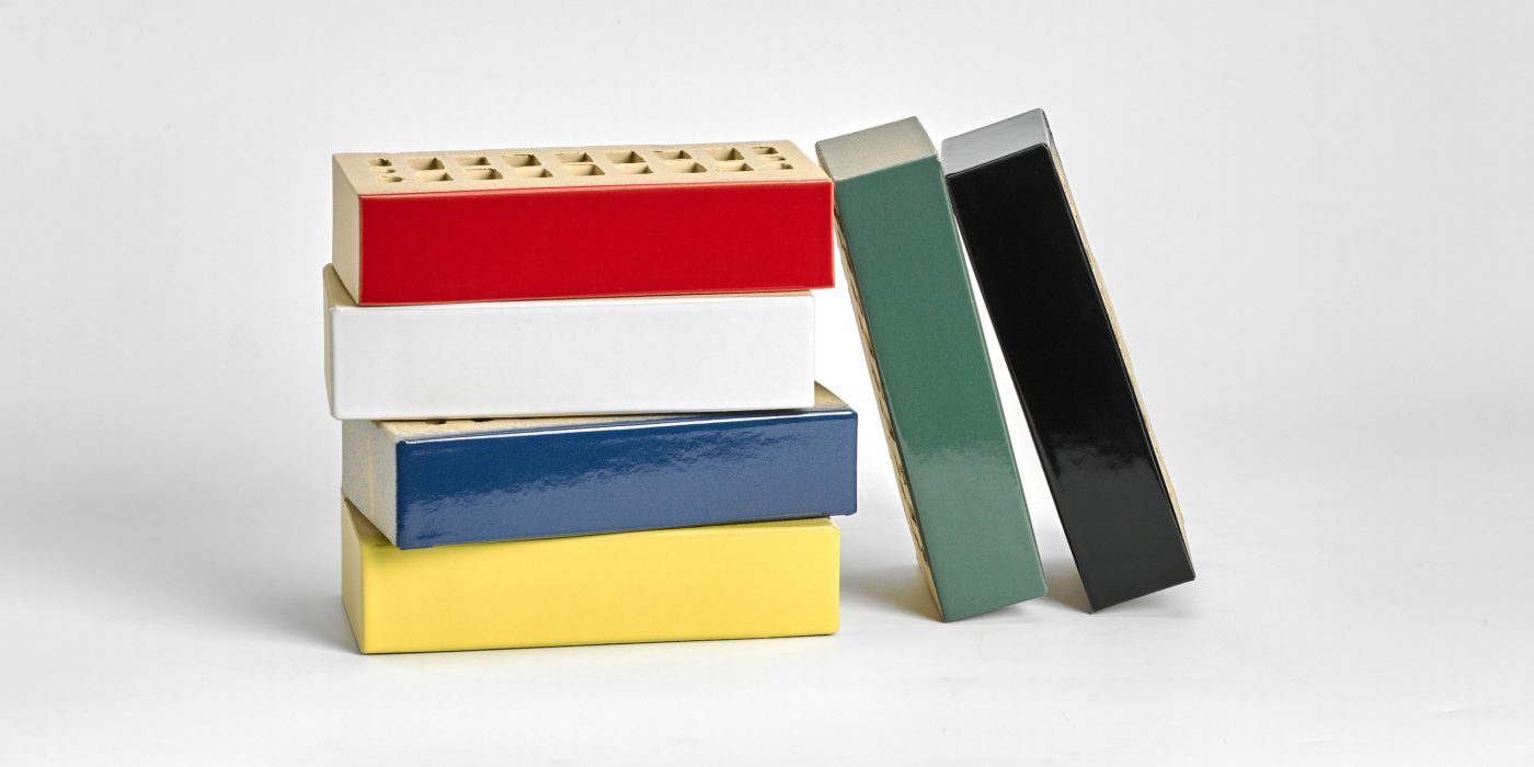 Sfeerbeeld van de Crystal-serie glazuurbakstenen