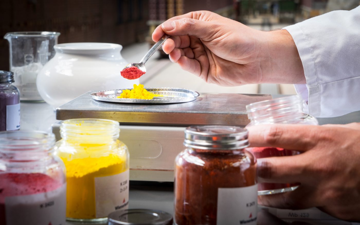 Sfeerbeld van geglazuurde bakstenen met speciale coating en kleuren