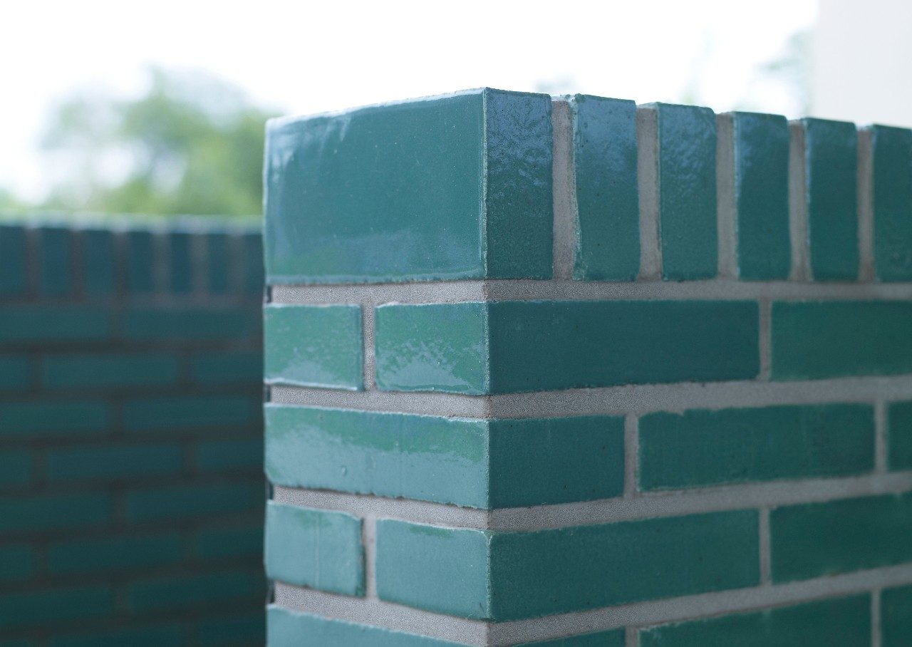 Glazuurstenen Groen Geglazuurd VB WF | Restauratie Tankstation | Vughterweg, Den Bosch | Architect: WVAU Architecten, Werkhoven