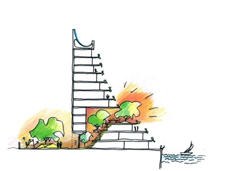 Glazuurstenen Maatwerk | Nieuwbouw Appartementen The George | Zuidas, Boelegracht, Amsterdam