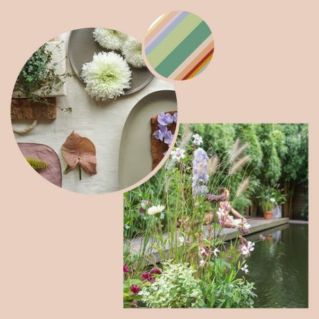 Tuintrends 2025 moodboard - Slow life