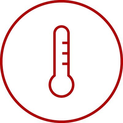 Icon for thermometer, temperature
