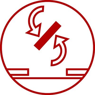 Icon for simple replacement, change, exchange, replace, swap