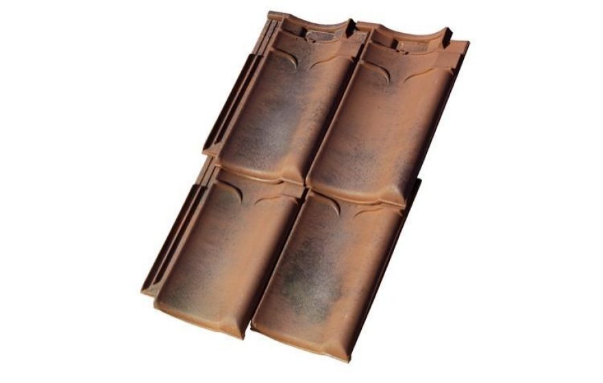 Voorbeeld foto variabele kopsluiting van Koramic dakpannen.