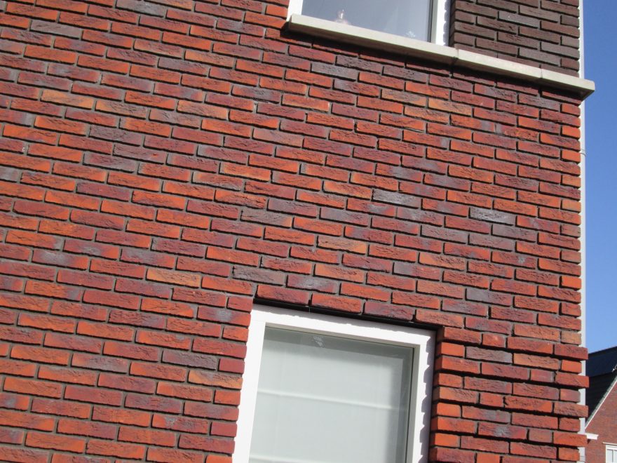 Nieuwbouw woningen, Agena HV WF in combination with Marowijne RoodZand Flash HV and Modula leikleur-mat-engobe, Pr. Margrietstraat and Kon. Maximastraat, Zwolle