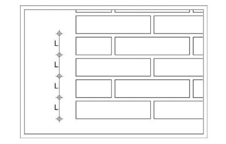 Lagenmaat voor een gevel