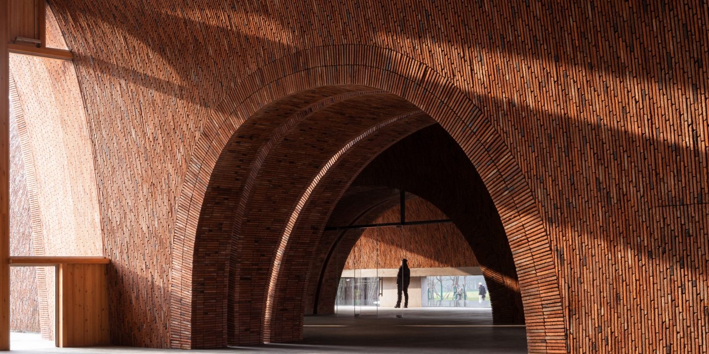 Jingdezhen Imperial Kiln Museum. Brick Award 22 Category "Sharing public spaces". Studio Zhu Pei. Outside view