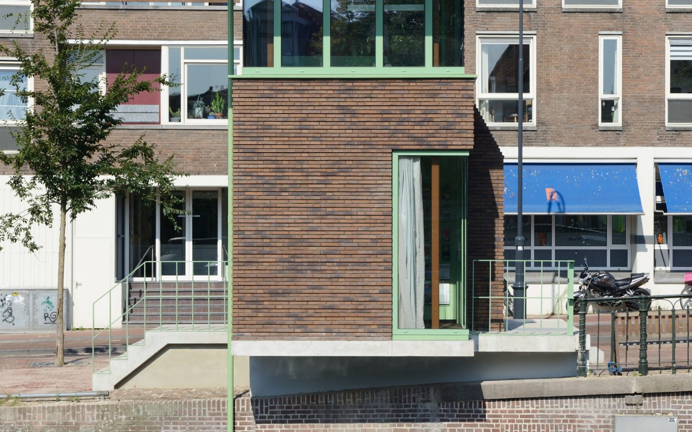 't Melkhuisje with facing bricks; Brick Award Nominee 2018; Bureauvaneig; Photo: © Alard van der Hoek