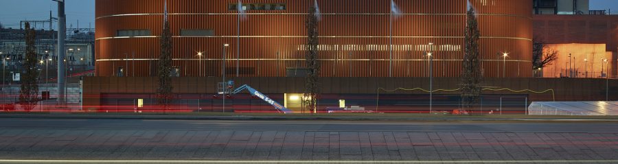 Vartan Bioenergy CHP Plant with ceramic facade panels; Brick Award 2018 Category Winner "Building Outside the Box"; U.D. Urban Design AB/SE & Gottlieb Paludan; Photo: Robin Hayes