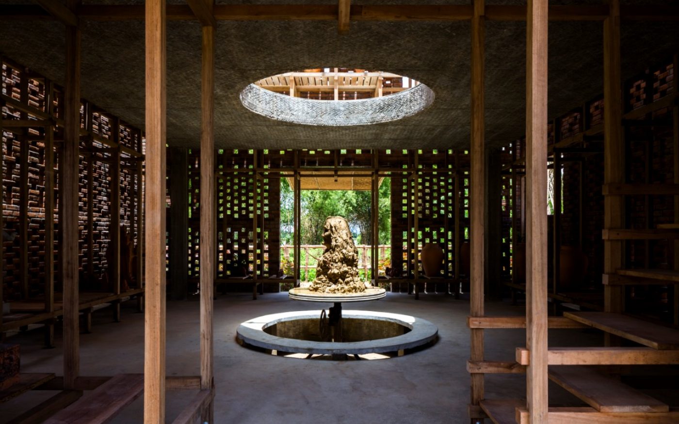 artist working space "Terra Cotta Studio" in Dien Phuong/Vietnam