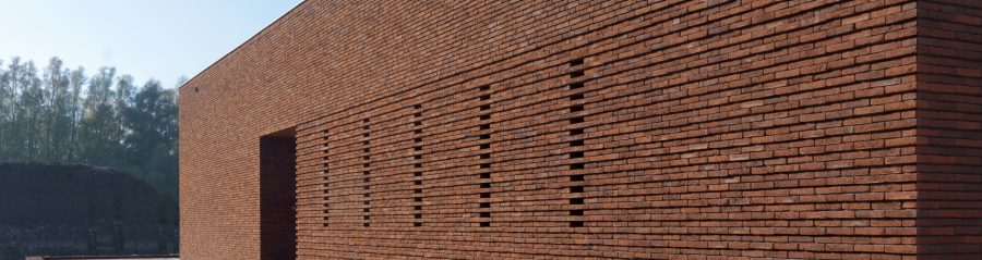 Pavilion Brick Factory Vogelensangh; facing bricks; Brick Award Nominee 2018; Bedau de Brouwer Architecten; Photo: Michel Kievits