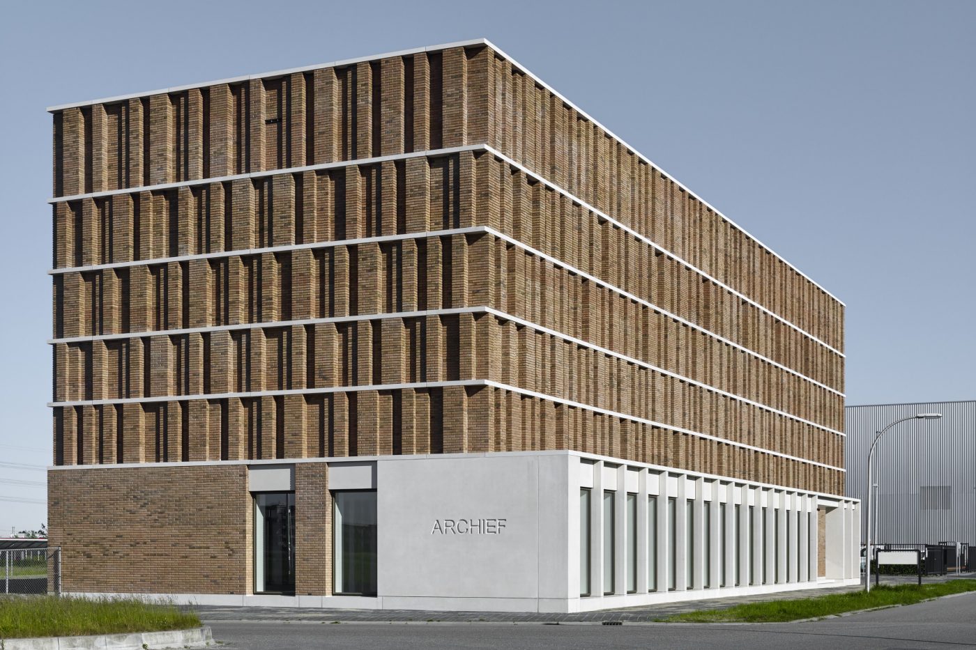 City Archive Delft; Brick Award 2020 Category Winner Category "Working Together"; Architects: Office Winhov, Gottlieb Paludan Architects, Photo:  Stefan Müller