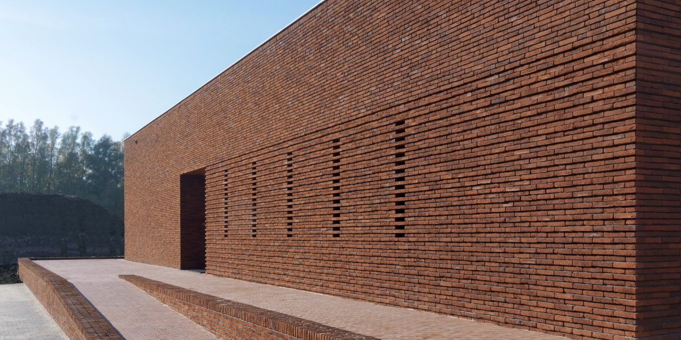 Pavilion Brick Factory Vogelensangh; facing bricks; Brick Award Nominee 2018; Bedau de Brouwer Architecten; Photo: Michel Kievits