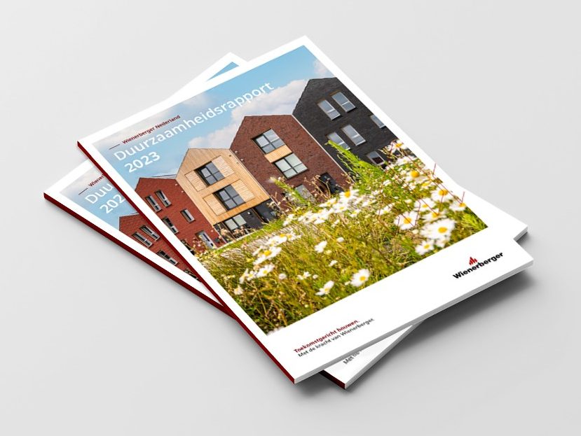 Mockup van het duurzaamheidsrapport 2023