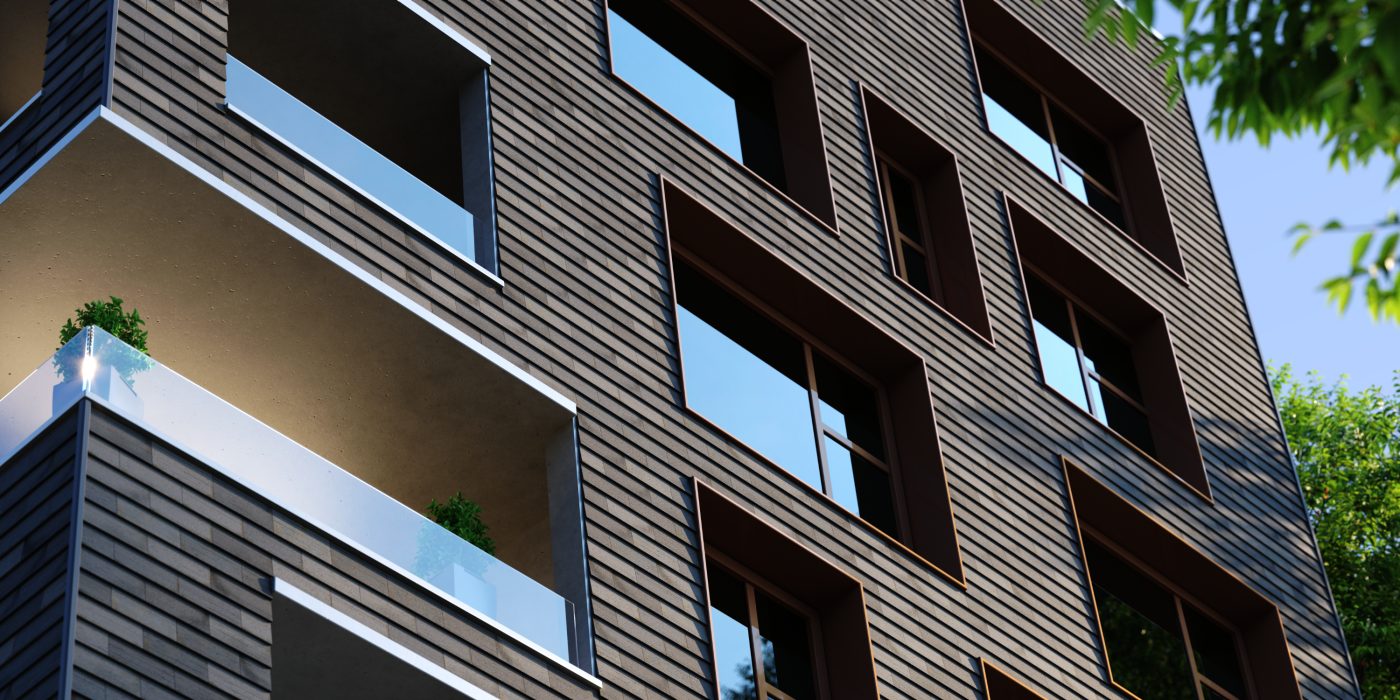 Dakpannen gevel, duurzame en unieke uitstraling met losmaakbare gevelbekleding.