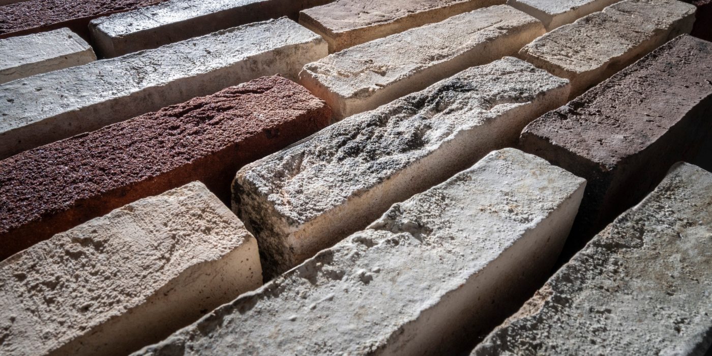 Sfeerbeeld van de EcoBrick ColourCrafted bricks