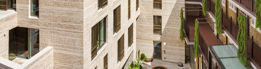 Courtyard of building