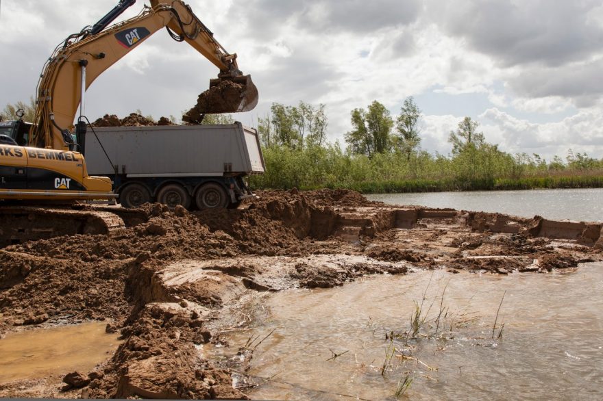 Kleiwinning in het Munnikenland door Wienerberger