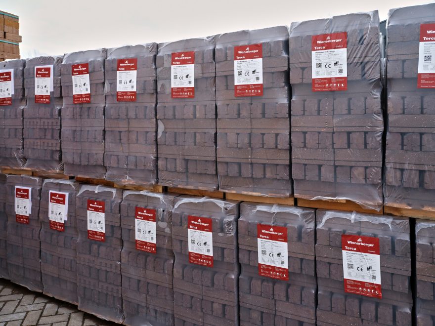 Terca bakstenen circulaire krimphoezen verpakkingen