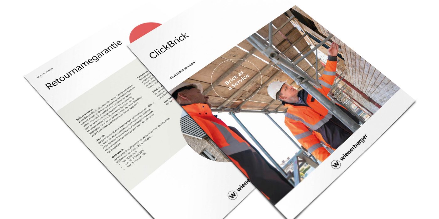 Brick as a Service ClickBrick retournamegarantie flyer