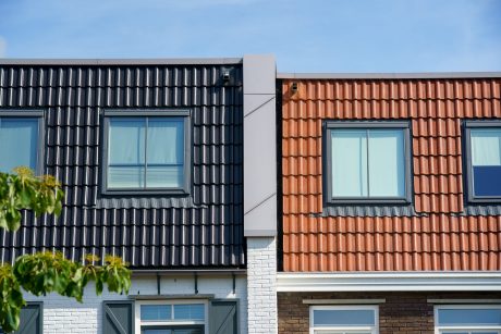 New construction with Modula gewolkt en zwart edel-engobe | Haarzicht, Vleuten - De Meern