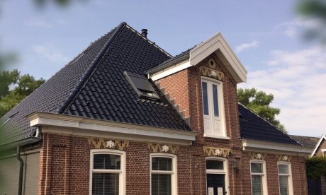 Mood image of the Dutch roof with the Oude Holle 451 rooftile met de Oude Holle 451 dakpan