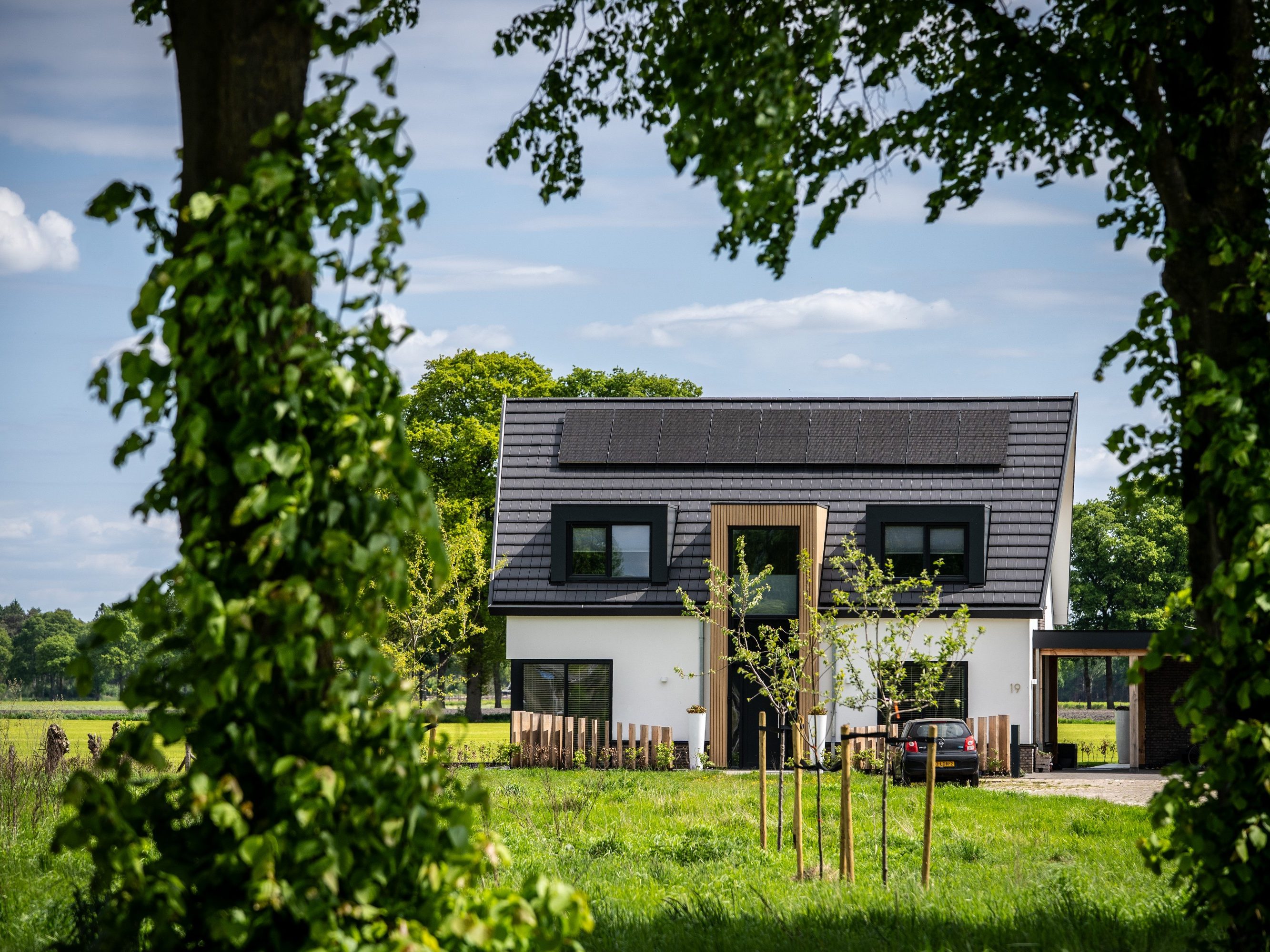 Nieuwbouw vrijstaande woning met dakpan Mikado, Heeten