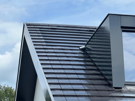 Nieuwbouw vrijstaande woning, Barneveld | Dakpan: Wevolt X-tile zonnedakpan