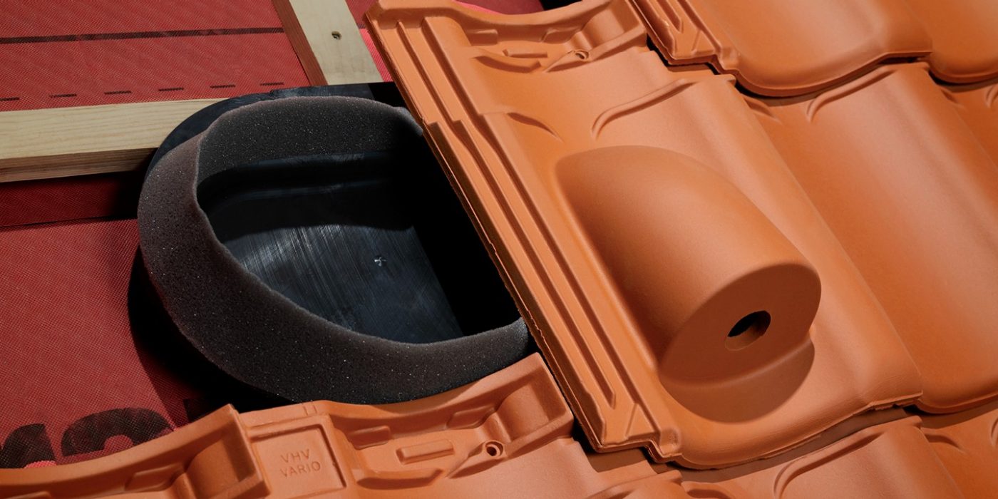 Sfeerbeeld van het Hollands dak met de vogelnestpan